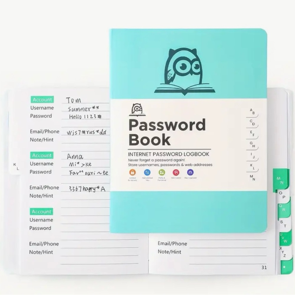 🆕 Password Logbook